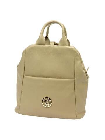 Torebka Gregorio 1733 DOLLARO Skórzana Ciemny Beż Duża Na Ramię