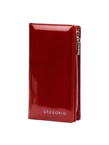 Portfel Damski Gregorio CB-124 Skórzany Czerwony z Zabezpieczeniem RFID