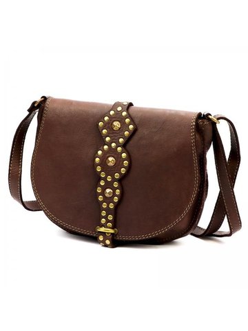 Damska Torebka Skórzana VS 037 brązowy