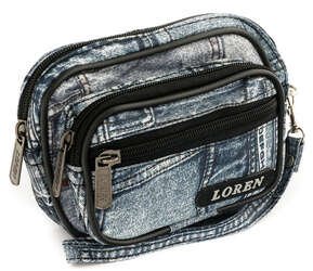 Rewelacyjna poręczna męska saszetka wykonana z trwałego materiału Loren