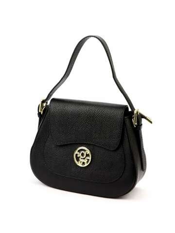 Torebka Damska Skórzana Gregorio 1741 DOLLARO Czarna - Na Ramię, Crossbody, Do Ręki