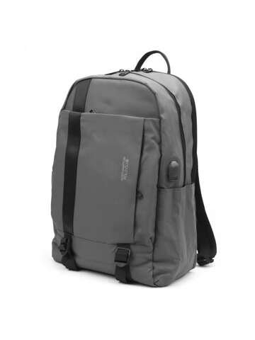Plecak męski popielaty Northampton Polo Club PC3168# na ramię A4 casual