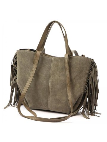 Damska Torebka Skórzana Luka 26-065 taupe