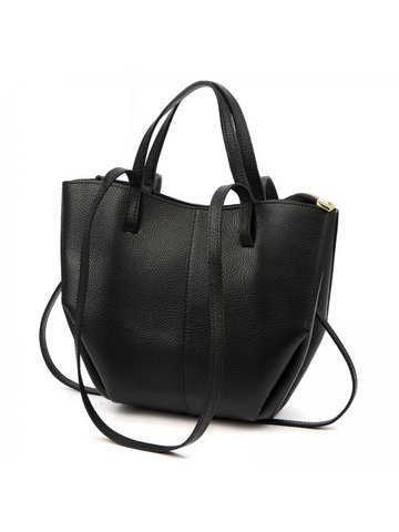 Damska Torebka Skórzana Luka 24-082 DOLLARO czarny