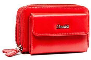 Duży poziomy portfel damski ze skóry ekologicznej 4U Cavaldi