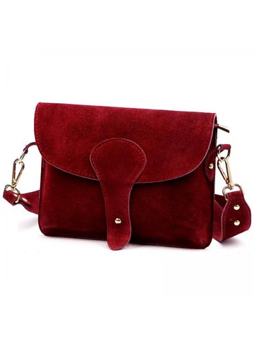 Damska Torebka Skórzana Luka 24-071 D INSTAGRAMKA bordo