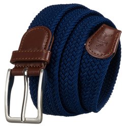 Granatowy, uniseksowy pasek parciany - Rovicky