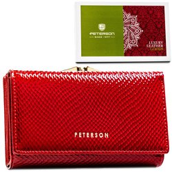 Portfel damski na prezent z ochroną kart RFID - Peterson