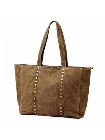 Damska Torebka Skórzana A4 Luka 25-016 mokka