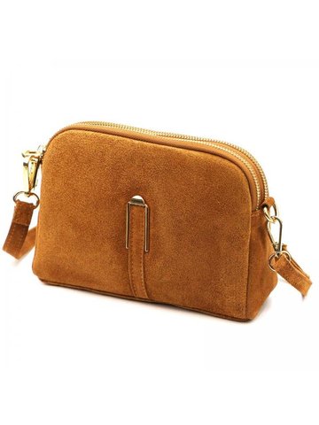 Damska Torebka Skórzana Luka 25-084 camel-2