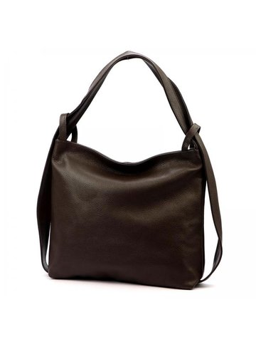 Damska Torebka Skórzana A4 Luka 26-019 DOLLARO ciemny brąz