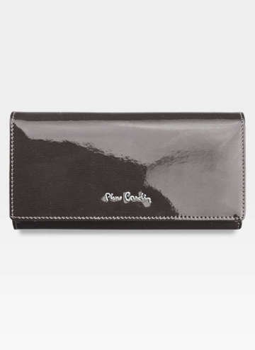 Portfel Damski Pierre Cardin 05 LINE 100 Skóra Naturalna Szary Poziomy Duży RFID Secure