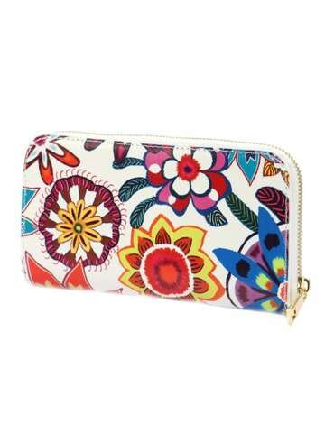 Portfel damski skórzany Gregorio G01 8822 DOLLARO wzór 1 piórnik poziomy