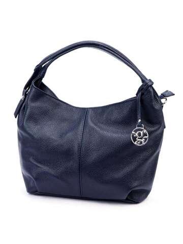 Torebka Skórzana Damska Gregorio 1737 DOLLARO Granatowa Listonoszka Multi-Funkcyjna