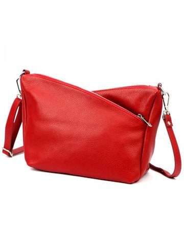 Damska Torebka Skórzana Luka 24-051 DOLLARO czerwony