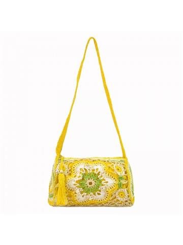 Torebka Listonoszka Lookat LK-LG19153 Żółta Skóra Ekologiczna Crossbody