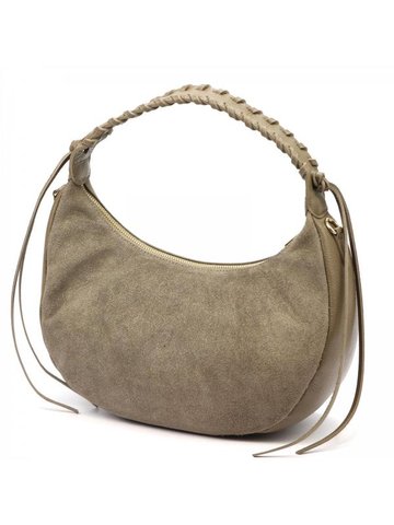 Damska Torebka Skórzana Luka 26-039 taupe