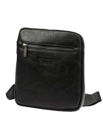 Damska Torebka Eko Skóra Czarna Na Ramię Northampton Polo Club PC3199