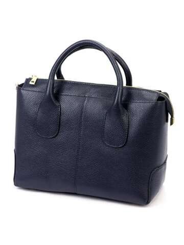 Damska Torebka Skórzana Luka 24-039 DOLLARO granatowy