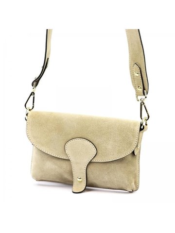 Damska Torebka Skórzana Luka 24-071 ciemny beż