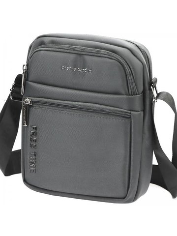 Pierre Cardin 2061 ALAN09 Saszetka Popiel Męska Na Ramię Crossbody