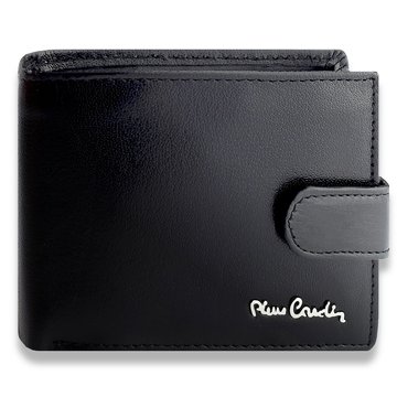 Portfel męski Pierre Cardin YS602 323A skórzany czarny poziomy RFID Secure