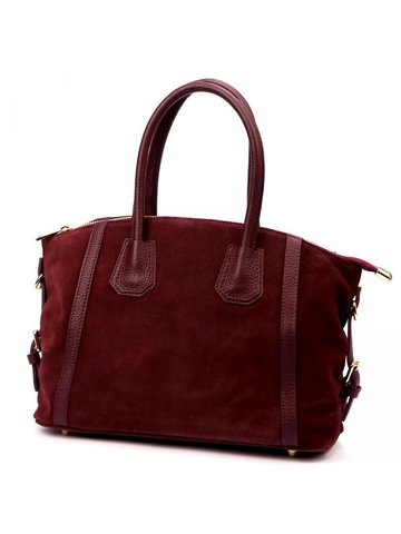 Damska Torebka Skórzana Luka 26-025 bordo