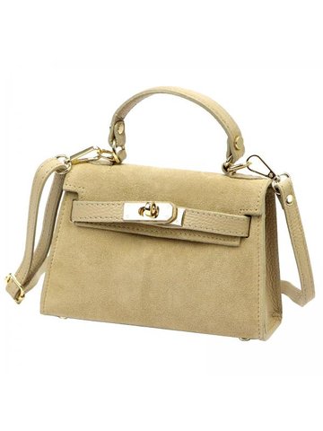 Damska Torebka Skórzana Luka 24-089 ciemny beż