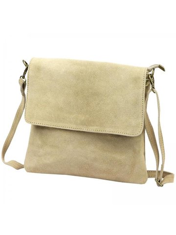 Damska Torebka Skórzana Luka 24-090 ciemny beż