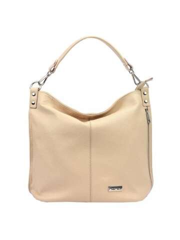 Torebka Damska Skórzana MiaMore 01-053 DOLLARO Shopperbag Brudny Róż A4