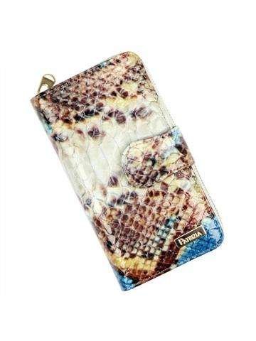 Portfel Damski PATRIZIA Elegancki Skórzany Niebieski Pionowy RFID Secure Medium