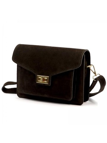 Damska Torebka Skórzana Luka 26-061 ciemny brąz