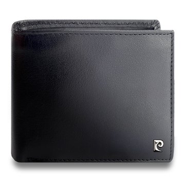 Portfel Męski Pierre Cardin YS603 323 Skórzany Czarny Poziomy RFID Secure