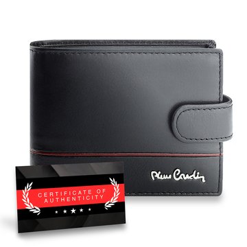 Pierre Cardin Elegancki Skórzany Portfel Męski z Ochroną RFID i Certyfikatem