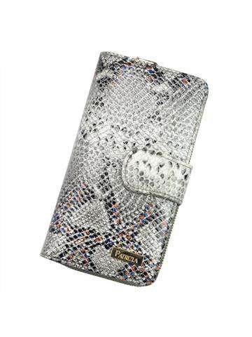 Portfel Damski PATRIZIA Skórzany Pionowy Średni Czarny z Funkcją RFID Secure i Podwójną Kieszenią na Monety