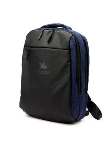 Niebieski plecak miejski A4 Northampton Polo Club PC3098# na ramię