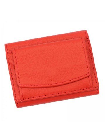 Portfel Damski Eslee 0665 Skóra Naturalna Czerwony Elegant