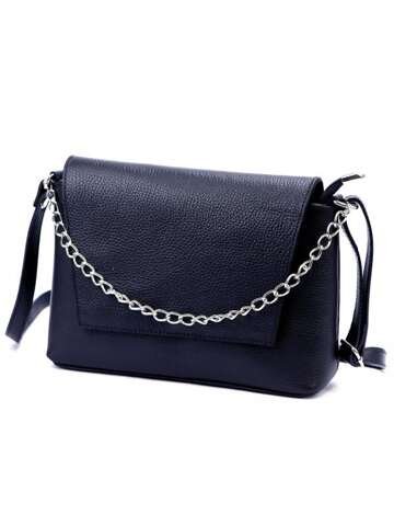 Damska Torebka Skórzana Luka 19-91 DOLLARO granatowy