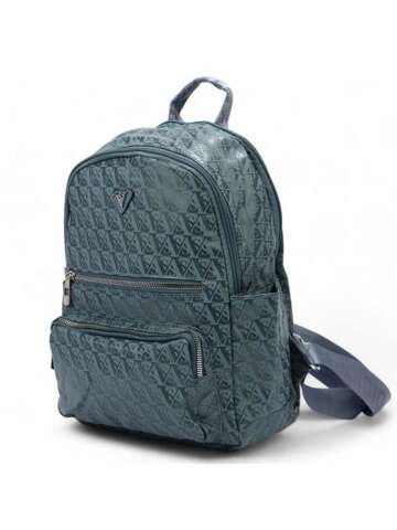 Damski plecak eko niebieski Sergio Valentini 7172# na ramię 75 znaków