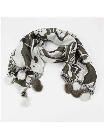 Szalik Pierre Cardin S282 popiel