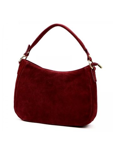 Damska Torebka Skórzana Luka 24-085 bordo