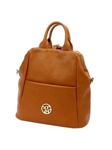 Gregorio 1733 DOLLARO Skórzana Torebka Camel Duża Na Ramię