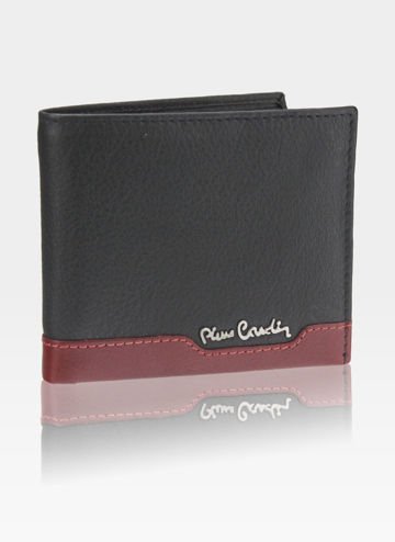 Mały Cienki Portfel Męski Pierre Cardin Skórzany Tilak37 8824 RFID