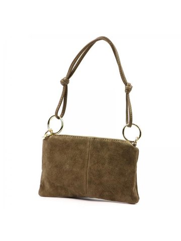 Damska Torebka Skórzana Luka 24-097 MN taupe