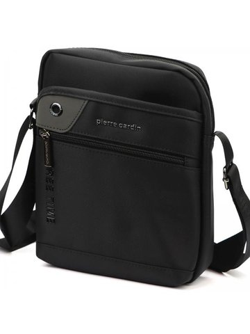 Pierre Cardin 2081 ALAN09 czarna saszetka męska na ramię casual