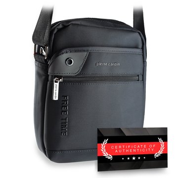 Pierre Cardin 2081 ALAN09 czarna saszetka męska na ramię casual  Certyfikat