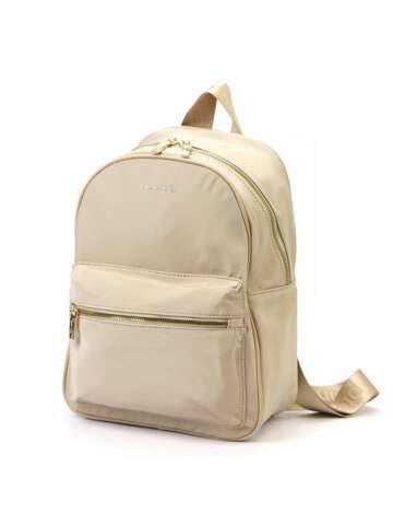 Damski plecak beżowy Pierre Cardin FR04 7173 na szelkach casualowy
