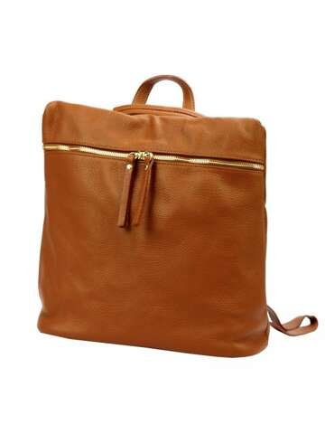 Damska Torebka Skórzana Luka 24-034 DOLLARO Camel Duża Listonoszka Mieści A4