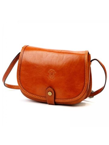 Damska Torebka Skórzana Florence 49-1 camel-1