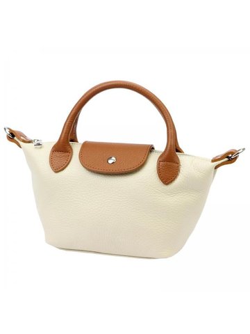 Damska Torebka Skórzana Luka 24-068 D DOLLARO beż + camel-2